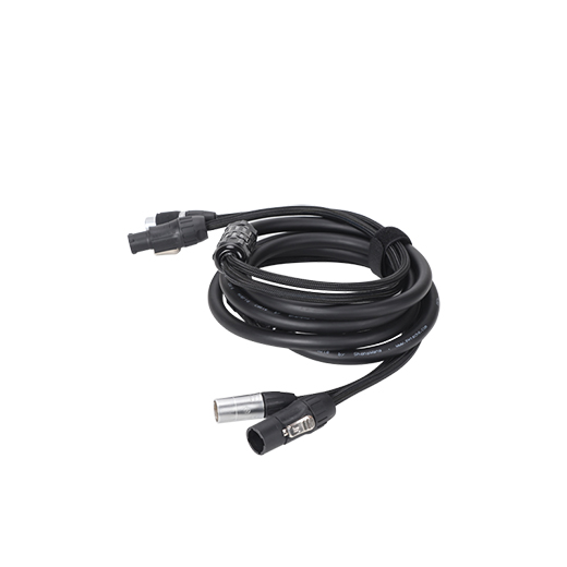 8m Waterproof DMX Power Cable with True1 & 3Pin